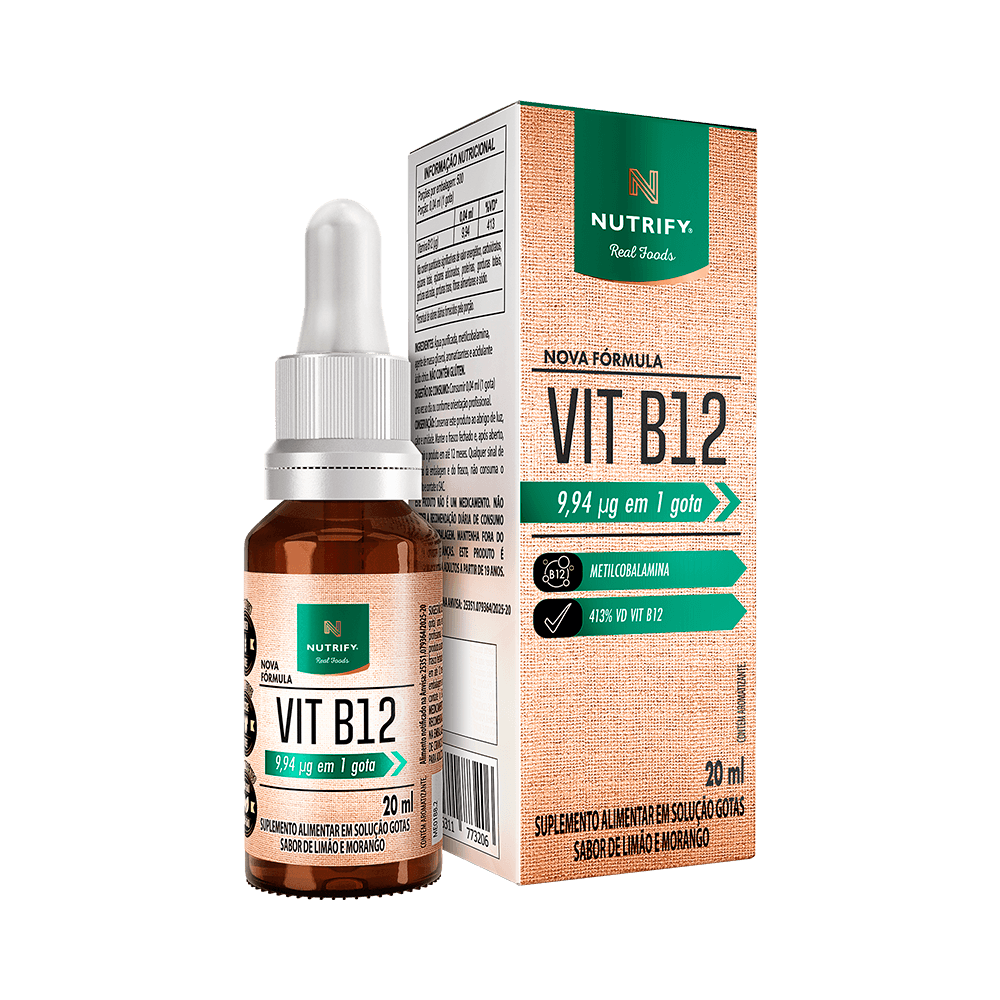 B12 Líquida – Vitamina B12 em Gotas | Nutrify - Nutrify